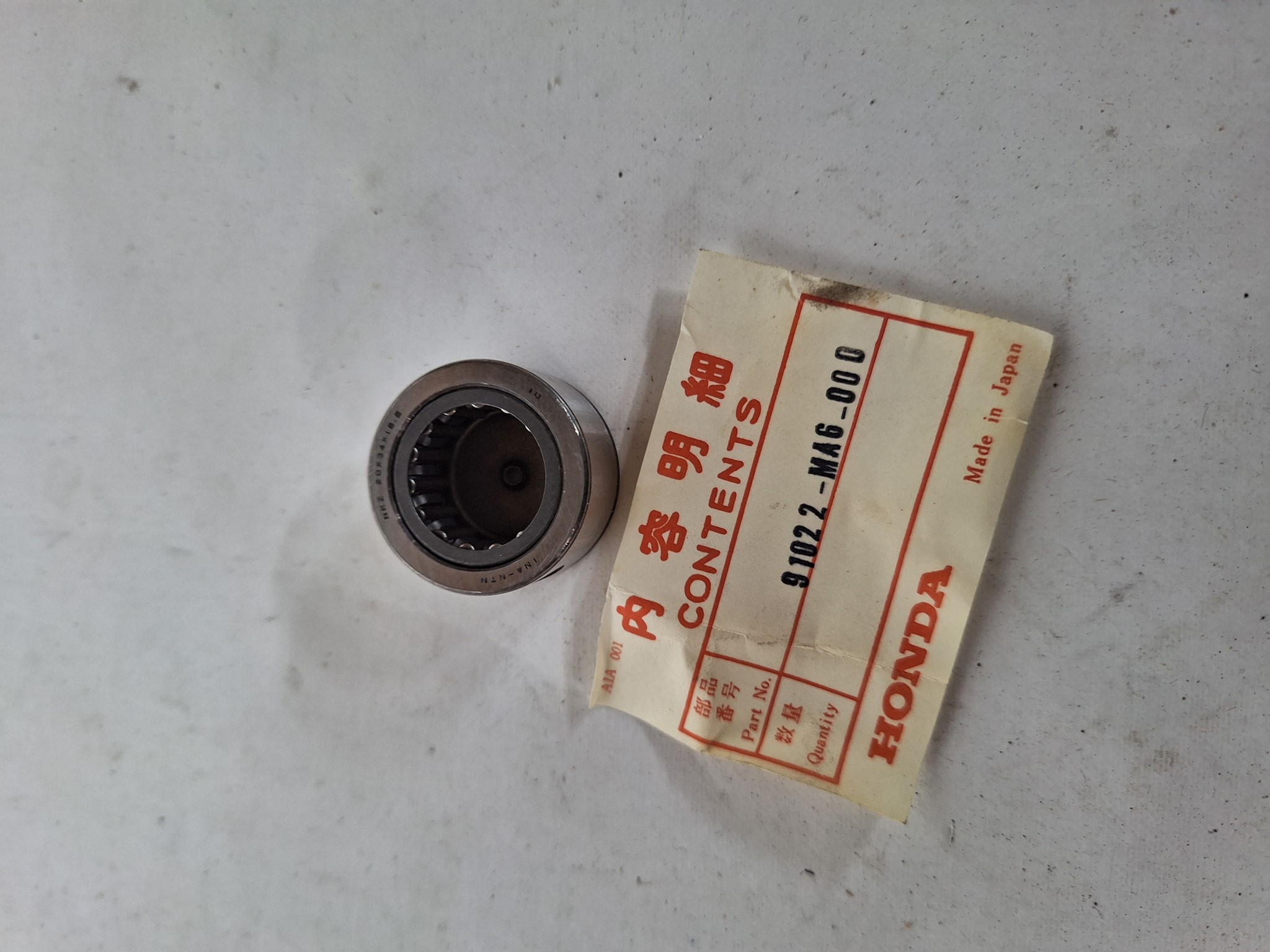 Picture of NADELLAGER  91022-MA6-000  CBX 400 FC